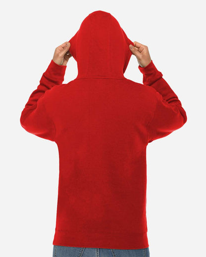 Lane Seven Unisex Premium Pullover Hooded Sweatshirt LS14001 #colormdl_Red