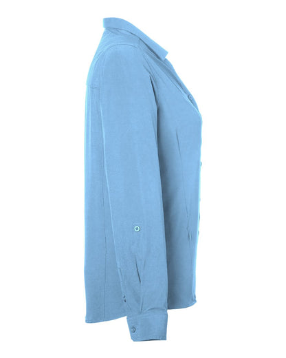 CORE365 Women's Ultra UVP® Marina Shirt CE510LW #color_Columbia Blue
