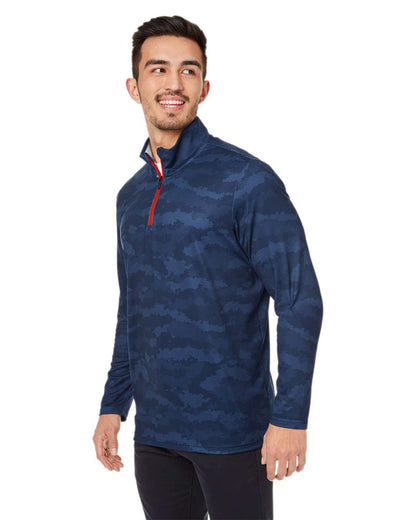 Puma Golf Men's Volition Flanked Quarter-Zip Pullover 599440 #colormdl_Navy Blazer