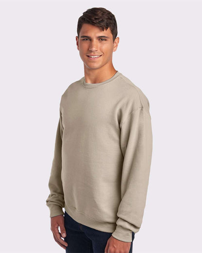 JERZEES Unisex NuBlend® Crewneck Sweatshirt 562MR #colormdl_Sandstone