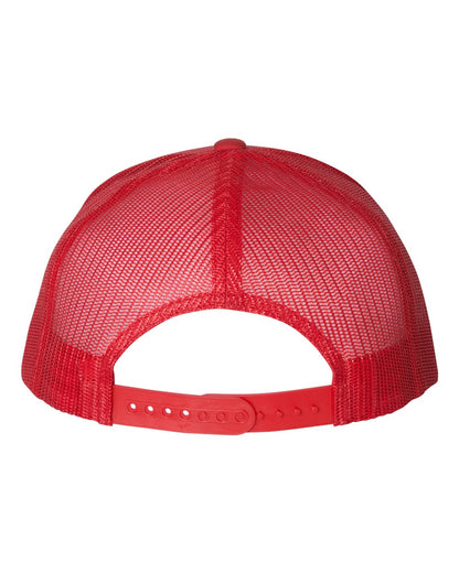 YP Classics Five-Panel Classic Trucker Cap 6006 #color_Red