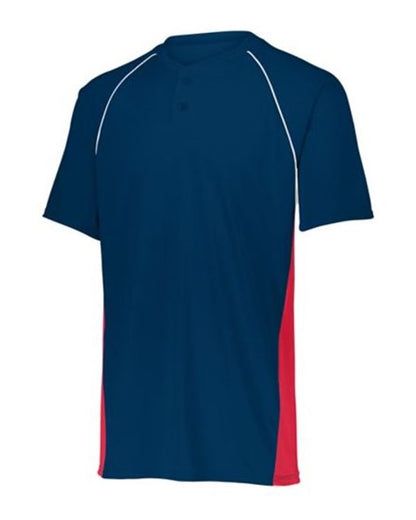 Augusta Sportswear Youth Limit Jersey 1561 #color_Navy/ Red/ White