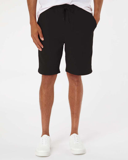 Independent Trading Co. Men's Midweight Fleece Shorts IND20SRT #colormdl_Black