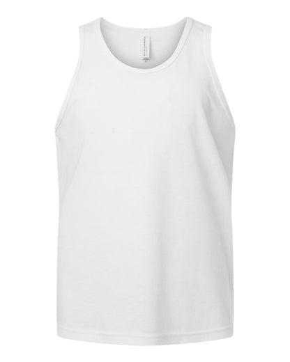 BELLA + CANVAS Youth Heather CVC Tank 3480YCVC #color_Solid White Blend