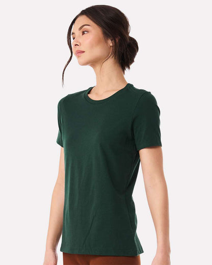 BELLA + CANVAS Women’s Relaxed Jersey Tee 6400 #colormdl_Forest