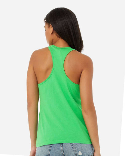 BELLA + CANVAS Women's Jersey Racerback Tank 6008 #colormdl_Synthetic Green