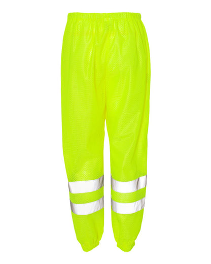 Kishigo Unisex Ultra-Cool™ Mesh Pants 3107-3108 #color_Lime