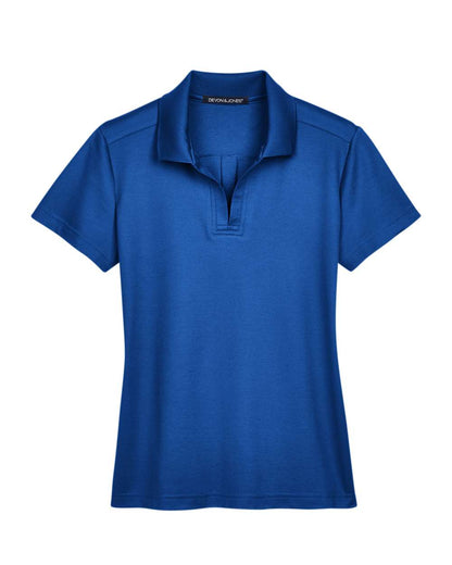 Devon & Jones Women's CrownLux Performance® Plaited Polo DG20W #color_True Royal