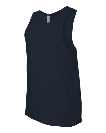 Next Level Cotton Muscle Tank 3633 #color_Midnight Navy