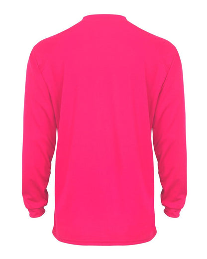 Badger B-Core Long Sleeve T-Shirt 4104 #color_Hot Pink