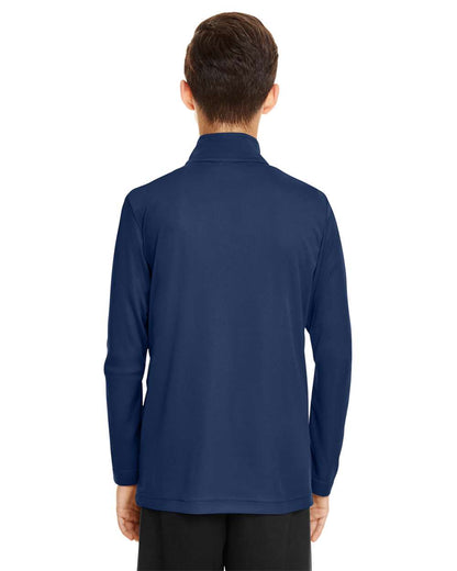 Team 365 Youth Zone Performance Quarter-Zip Pullover TT31Y #colormdl_Sport Dark Navy