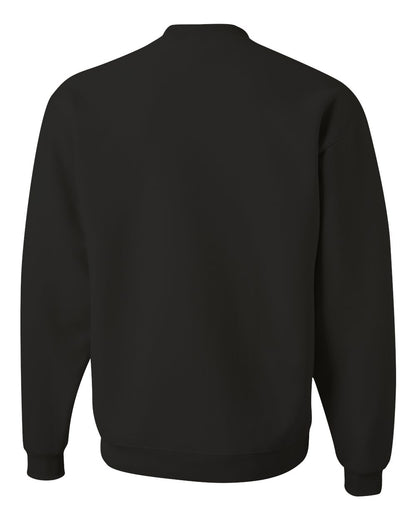 JERZEES Unisex Super Sweats NuBlend® Crewneck Sweatshirt 4662MR #color_Black