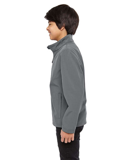 Team 365 Youth Leader Soft Shell Jacket TT80Y #colormdl_Sport Graphite