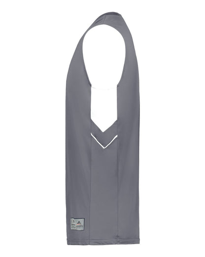 Augusta Sportswear Youth Alley-Oop Reversible Jersey 1167 #color_Graphite/ White