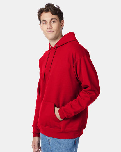 Hanes Unisex EcoSmart® Hooded Sweatshirt P170 #colormdl_Deep Red