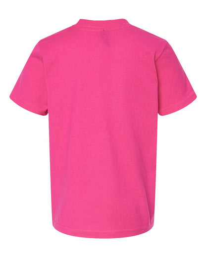 Tultex Youth Fine Jersey T-Shirt 235 #color_Fuchsia