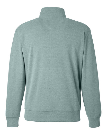 J. America Unisex Element Fleece Quarter-Zip Sweatshirt 8760 #color_Peacock