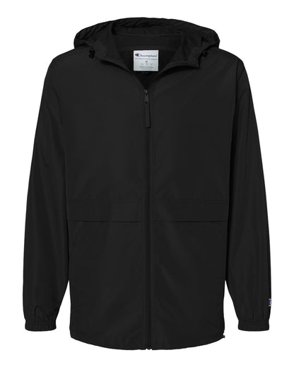 Champion Unisex Full-Zip Anorak Jacket CO125 #color_Black