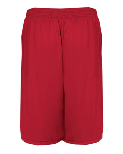 Badger Pocketed 7" Shorts 4127 #color_Red