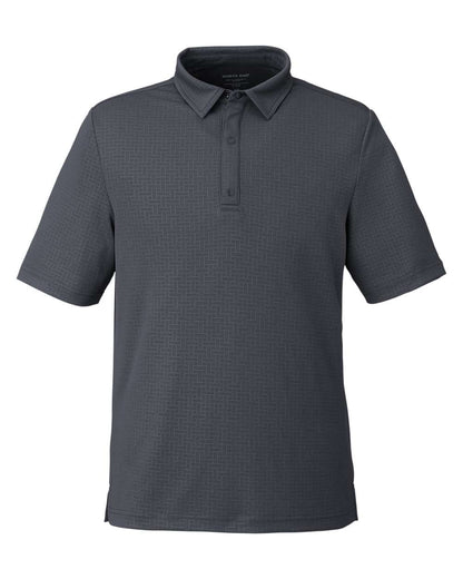 North End Men's Replay Recycled Pique Polo NE102 #color_Carbon