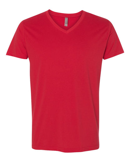 Next Level Sueded V-Neck T-Shirt 6440 #color_Red