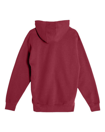 Lane Seven Unisex Premium Full-Zip Hooded Sweatshirt LS14003 #color_Burgundy