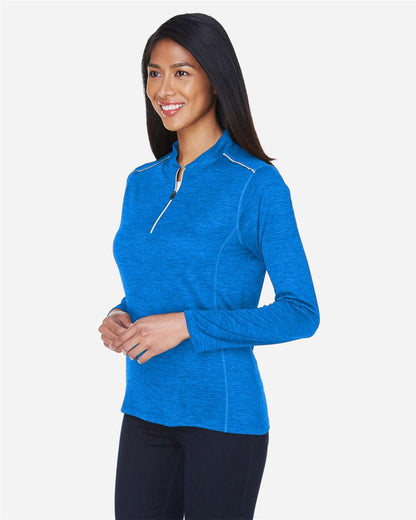 CORE365 Women's Kinetic Performance Quarter-Zip Pullover CE401W #colormdl_True Royal/ Carbon