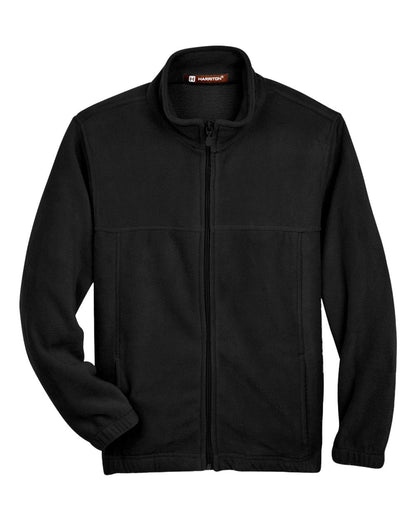 Harriton Youth Full-Zip Fleece M990Y #color_Black