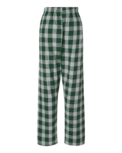 Boxercraft Women's Haley Flannel Pants BW6620 #color_Green/ Oxford Buffalo