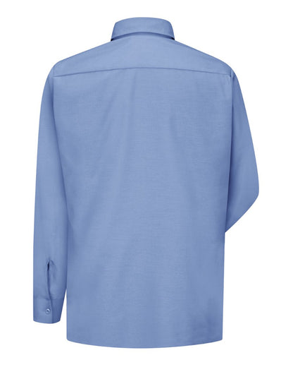 Red Kap Men's Tall Ripstop Long Sleeve Shirt SY50T #color_Light Blue