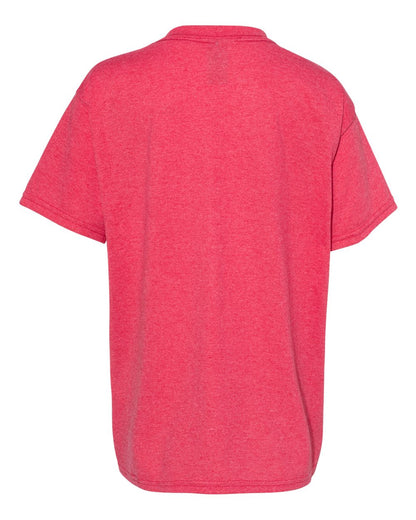 Gildan Youth Heavy Cotton™ T-Shirt 5000B #color_Heather Red