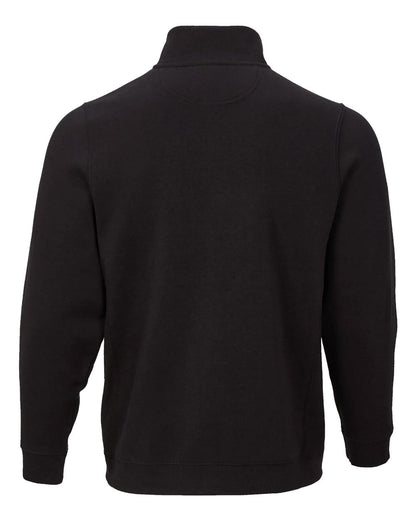 Boxercraft Fleece Quarter-Zip Pullover BM5202 #color_Black