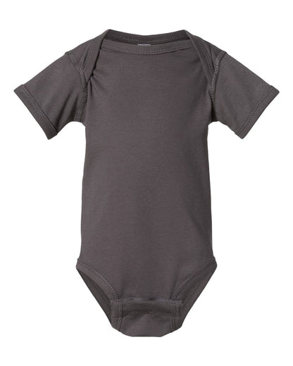 Rabbit Skins Infant Fine Jersey Bodysuit 4424 #color_Charcoal