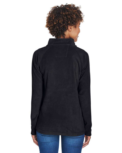 Team 365 Women's Campus Microfleece Jacket TT90W #colormdl_Black