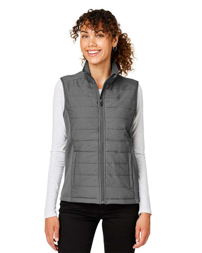 Devon & Jones Women's New Classics® Charleston Hybrid Vest DG706W #colormdl_Graphite Melange/ Graphite
