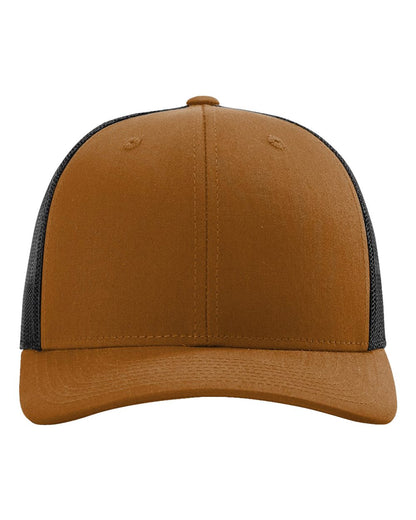 Richardson Low Pro Trucker Cap 115 #color_Carmel/ Black