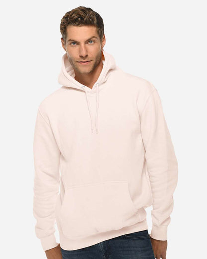 Lane Seven Unisex Premium Pullover Hooded Sweatshirt LS14001 #colormdl_Pale Pink