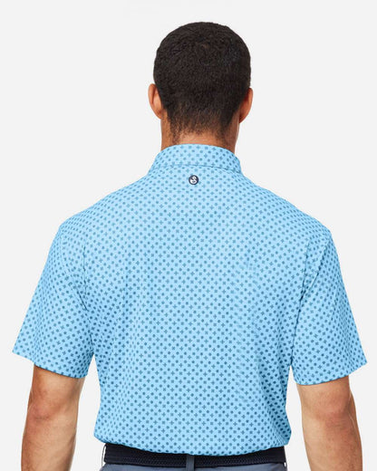 Swannies Men's Hazelwood Polo SW5400 #colormdl_Sky/ Navy