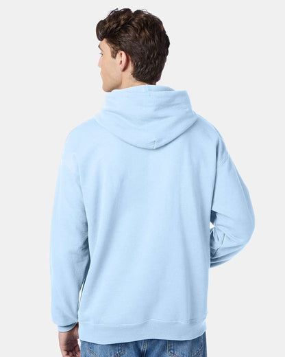 Hanes Unisex EcoSmart® Hooded Sweatshirt P170 #colormdl_Light Blue