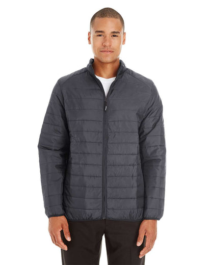 CORE365 Men's Prevail Packable Puffer Jacket CE700 #colormdl_Carbon