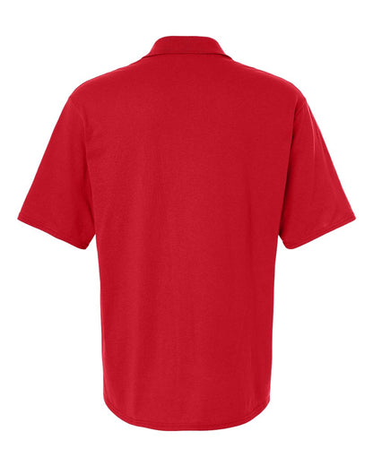 JERZEES Men's Dri-Power® Polo with Pocket 436MP #color_True Red
