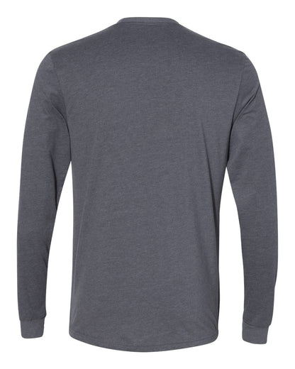 Next Level Sueded Long Sleeve T-Shirt 6411 #color_Heather Metal