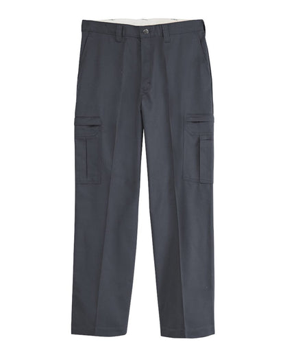 Dickies Men's Premium Industrial Cargo Pants LP72 #color_Dark Charcoal - 37 Unhemmed