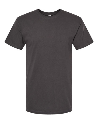 M&O Men's Gold Soft Touch T-Shirt 4800 #color_Charcoal