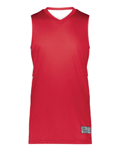 Augusta Sportswear Youth Alley-Oop Reversible Jersey 1167 #color_Red/ White