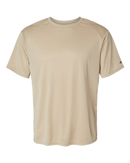 Badger B-Core Sport Shoulders T-Shirt 4120 #color_Sand