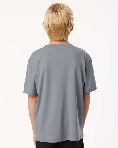 AllPro Youth Pro-Lock Performance T-Shirt 48000Y #colormdl_Heather Steel