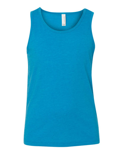 BELLA + CANVAS Youth Jersey Tank 3480Y #color_Neon Blue