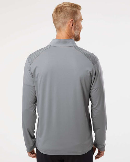 Adidas Shoulder Stripe Quarter-Zip Pullover A520 #colormdl_Grey Three