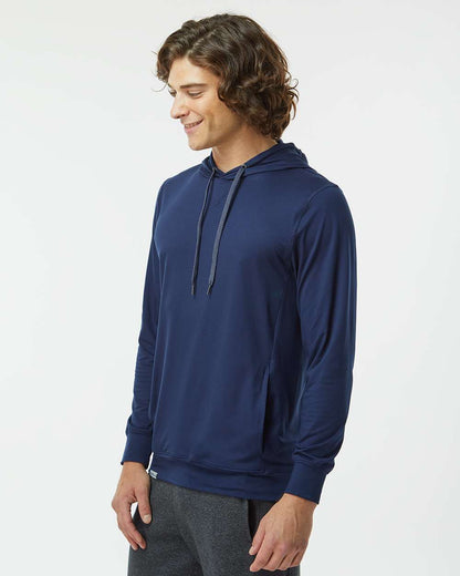 Holloway Men's Eco Revive™ Ventura Soft Knit Hooded Sweatshirt 222598 #colormdl_Navy